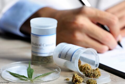 Doctor prescribing marijuana