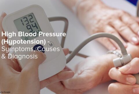 High blood pressure symptom