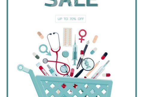Pharma Big Sale and a basket