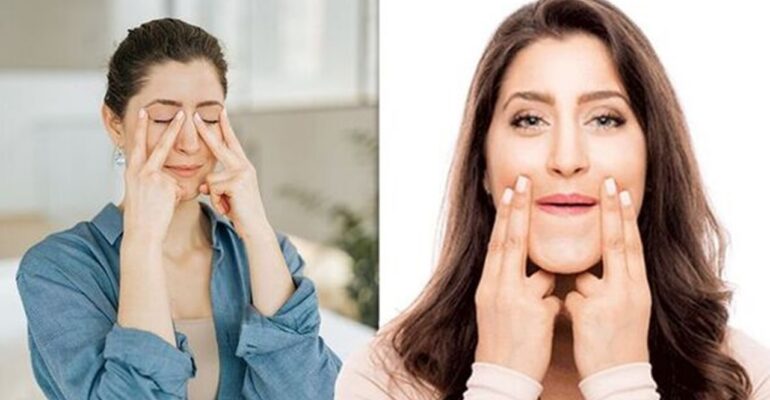 Yoga to slim your face