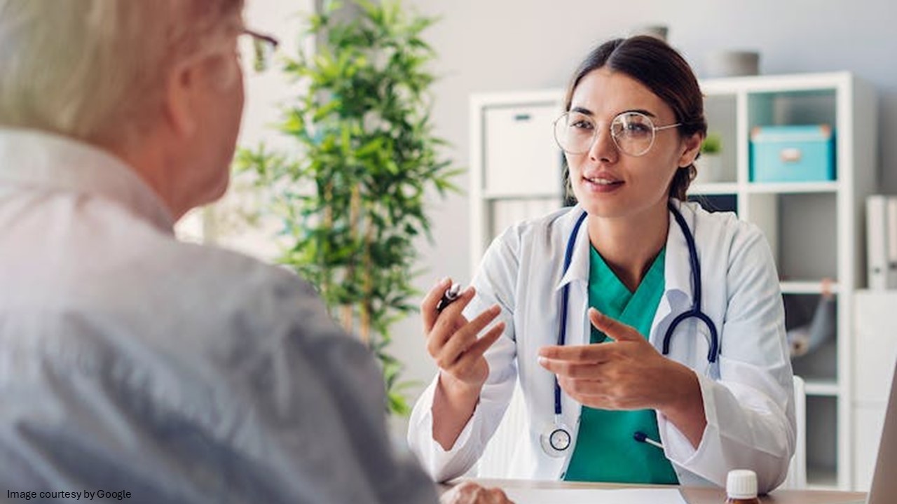 Doctor talking about sleeping pills