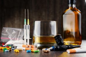 Top 10 most common substances (Addictions) dependencies across the United States