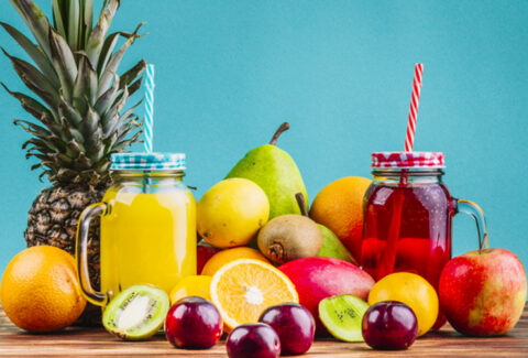 Fresh and nutritious juice options for relieving constipation.