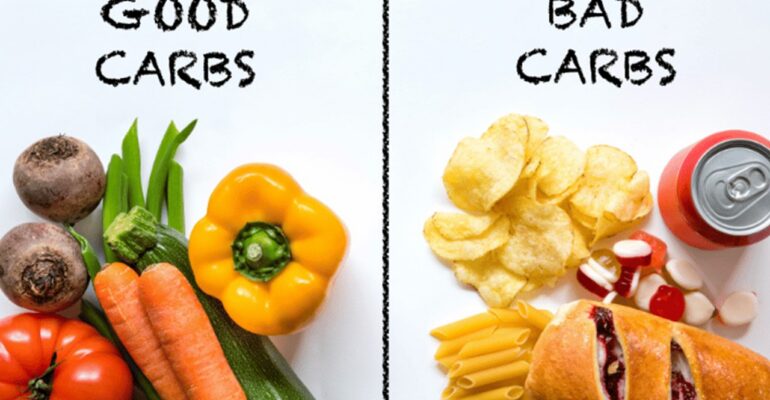 good carbohydrates vs bad carbohydrates​