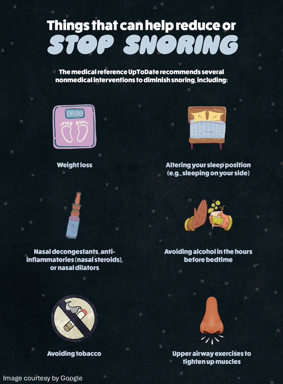 how to curb snoring