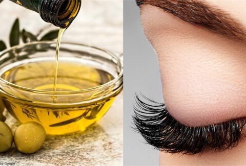 Image of a woman with beautifully applied eyelash extensions.