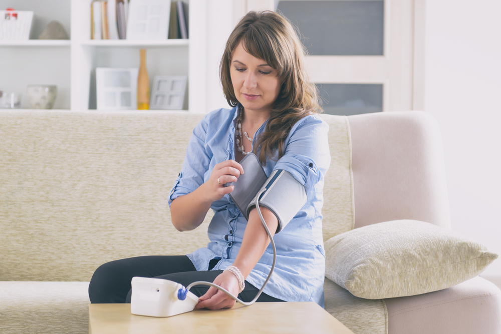 Track blood pressure at home