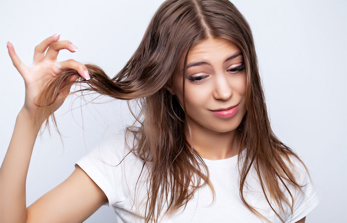 Healthy hair: Shiny, strong and well-nourished strands with no split ends or breakage.