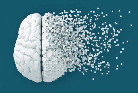Graphical image illustrating coping strategies for Alzheimer's Disease challenges.