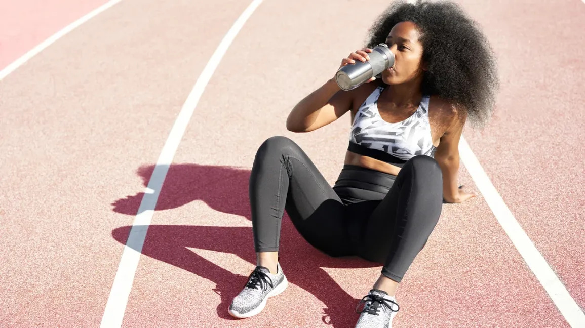 Image: Women sitting in a racing court and sharing women's health nutrition tips