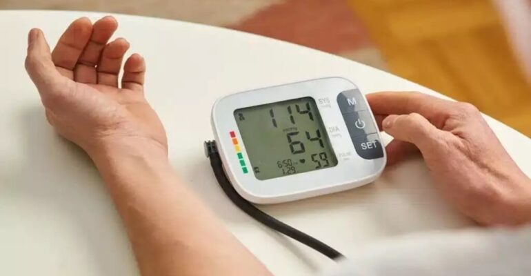 Checking blood pressure - ADC