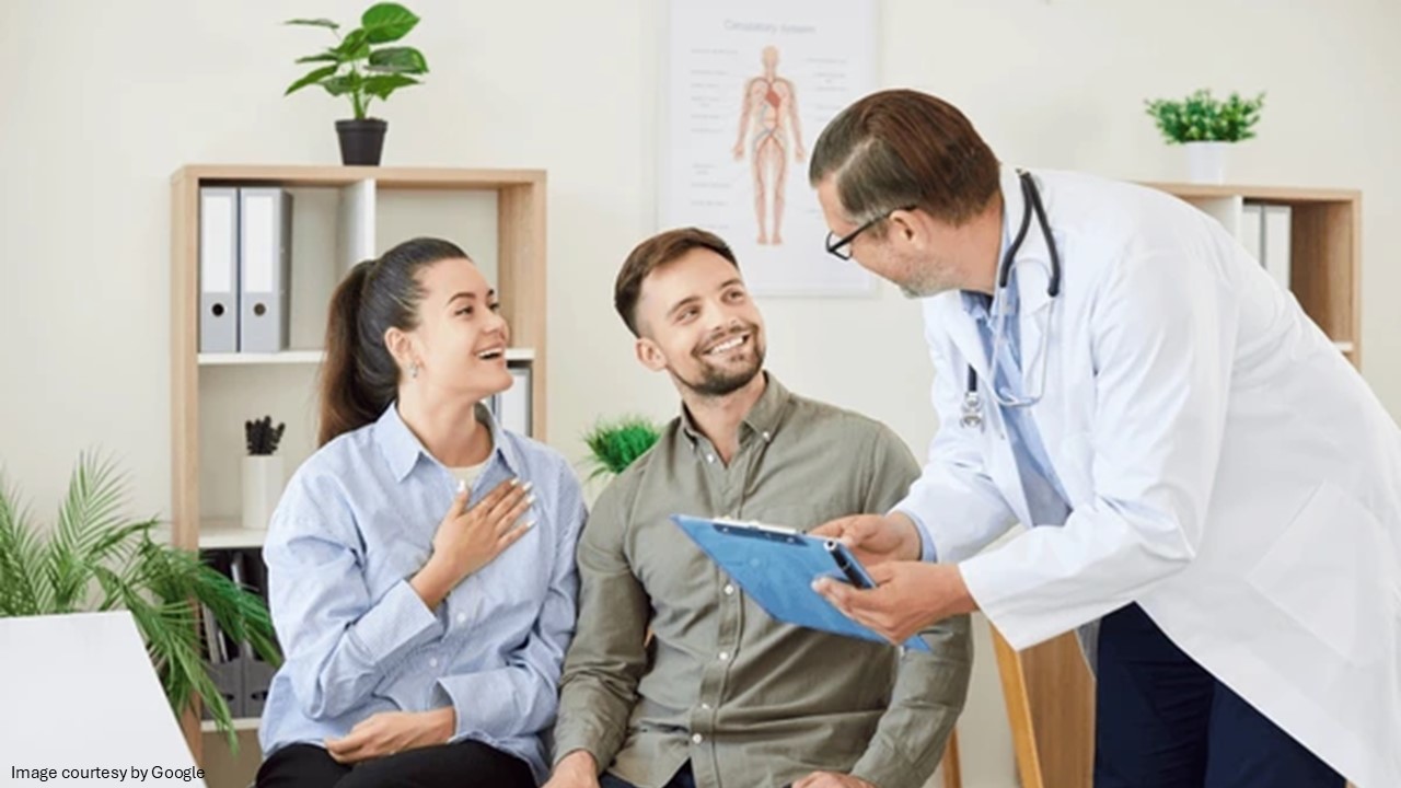 Doctor discussing with patient