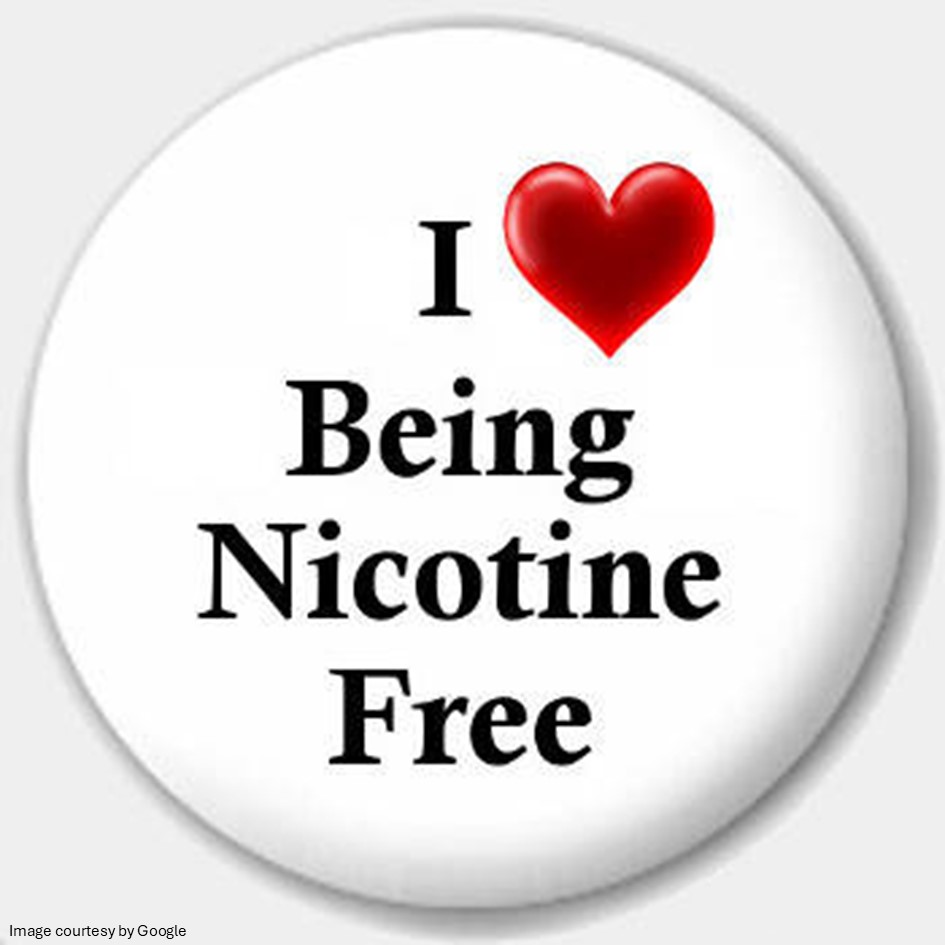 I being nicotine free