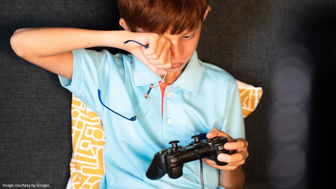 Screen Time affecting childs eye