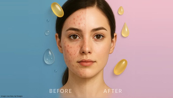 A-Ret Gel 0.025% vs 0.05% vs 0.1% — After and before
