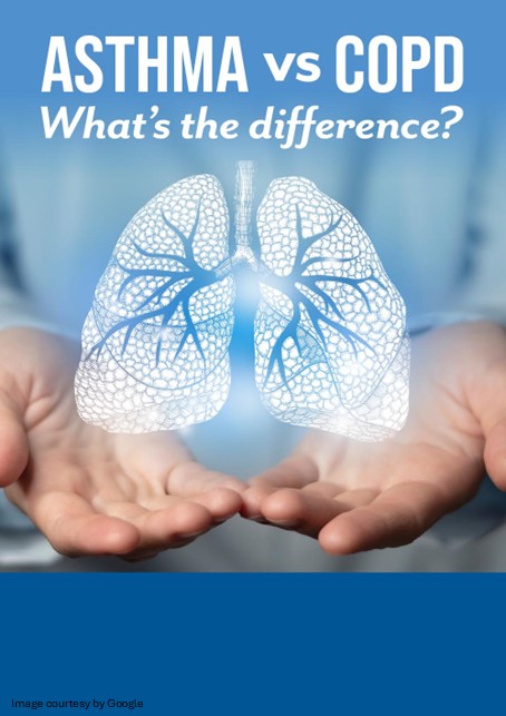 What is the difference between asthma and COPD