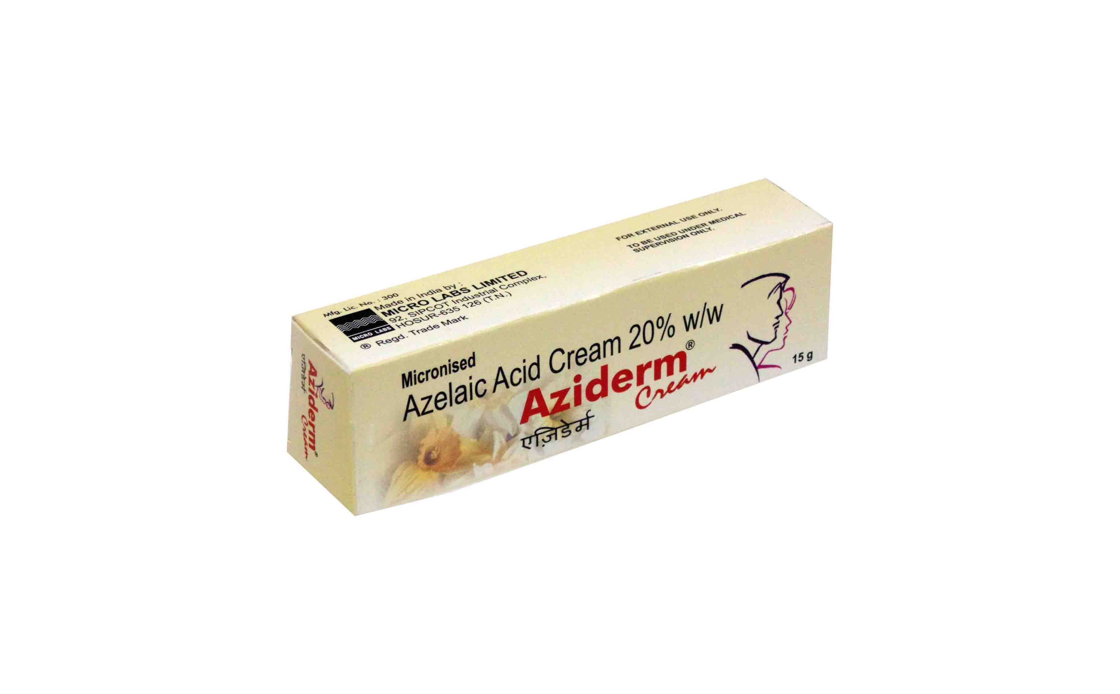 Aziderm Cream 20 % (15gm)