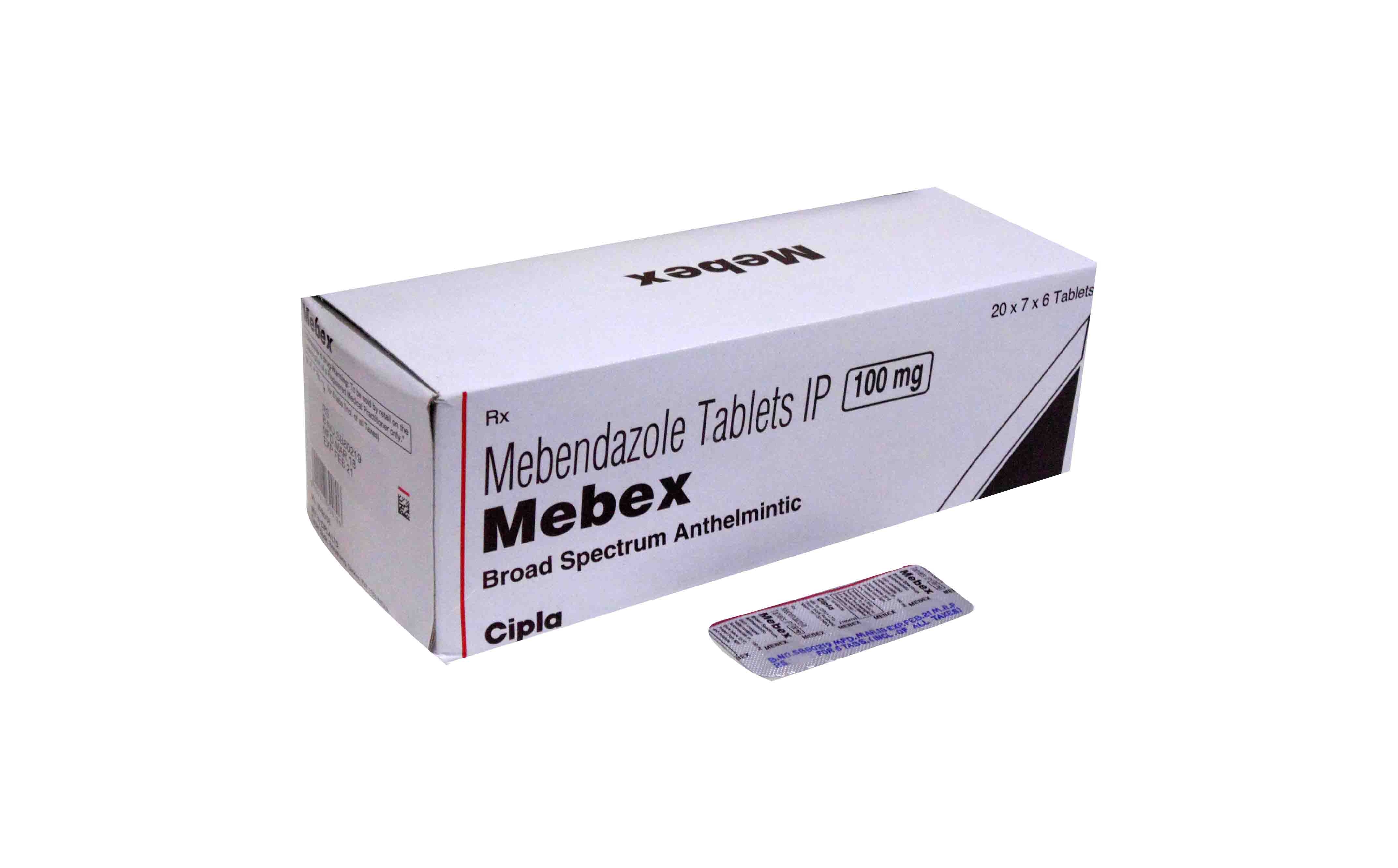 Mebendazole price in india