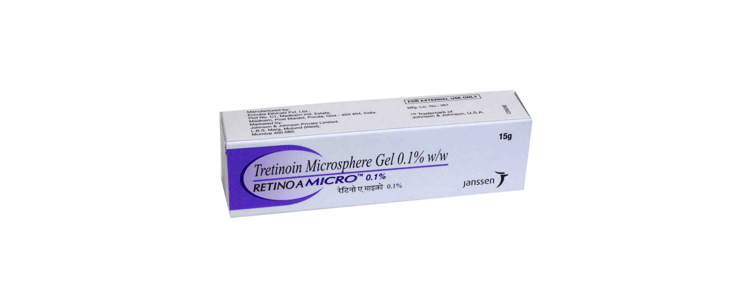 Retino A Micro Gel 0.1% (15 gm)