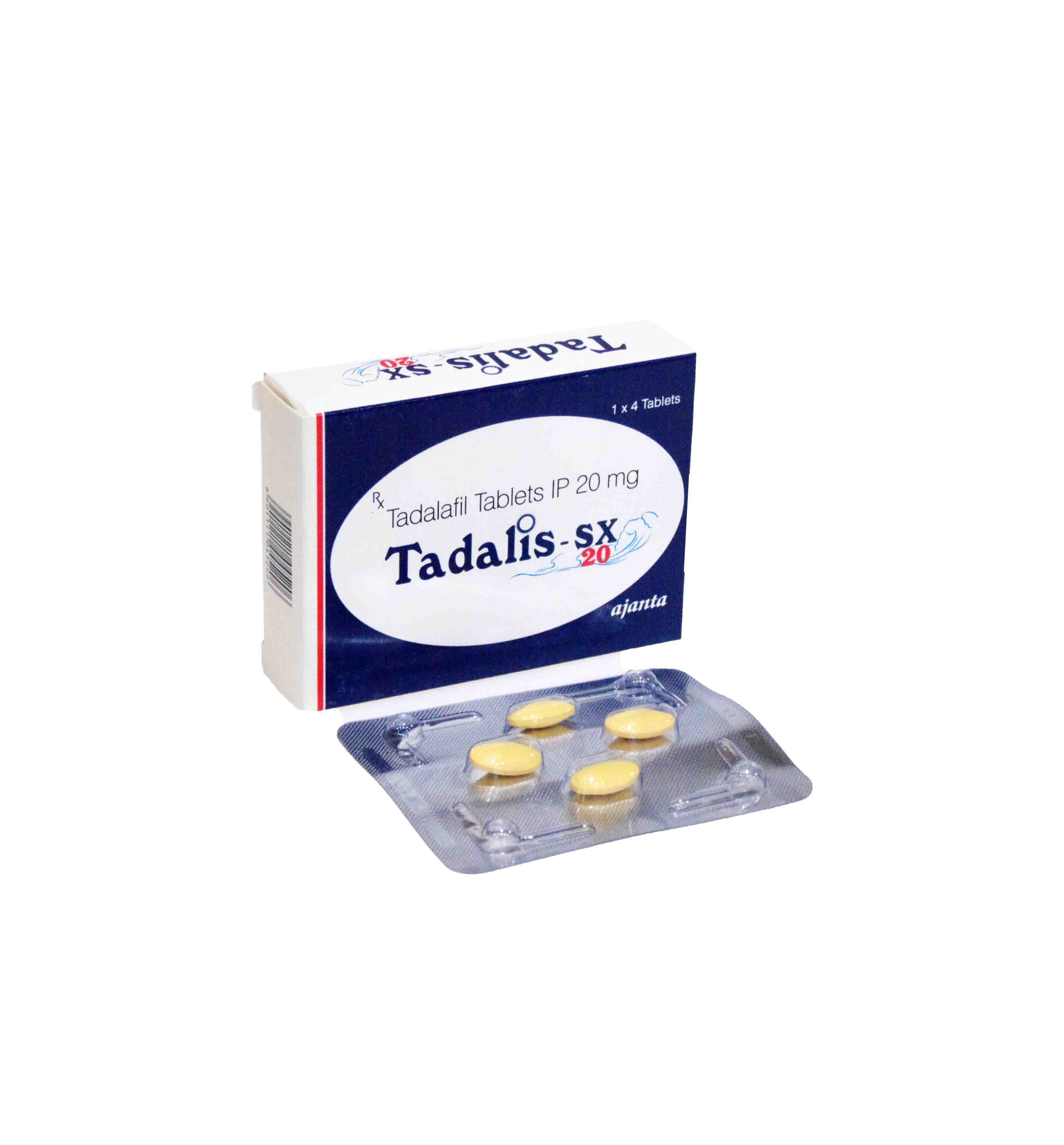 Cialis 20mg Tablet x4